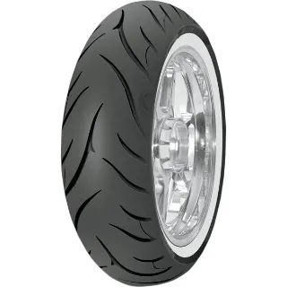 Picture of Avon Cobra Chrome AV92 White Wall MT90B16 Rear
