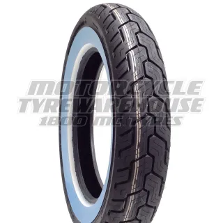 Picture of Dunlop D402 White Wall MU85B16 Rear