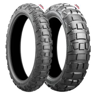 Picture of Bridgestone AX41 PAIR DEAL 100/90-19 + 140/80B17 *FREE*DELIVERY*