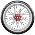 Picture of **PRE ORDER** Avon Cobra Chrome AV91 White Wall MT90B16 Front **ETA JUNE 2026**