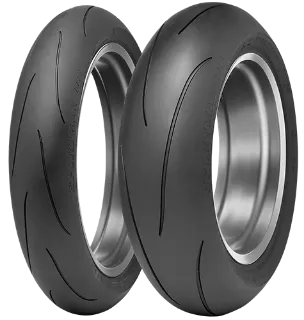 Picture of Dunlop Q5 PAIR DEAL 120/70ZR17 + 200/60ZR17 **FREE DELIVERY** 