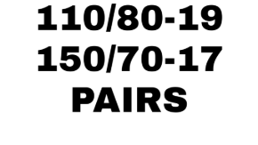 Picture for category 110/80-19 + 150/70-17