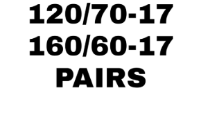 Picture for category 120/70-17 + 160/60-17